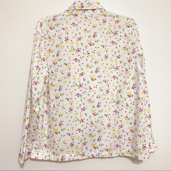 Victoria’s Secret Floral Button Down Pajama Top S - Picture 8 of 9